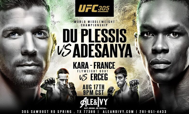 UFC 305 du Plessis vs. Adesanya